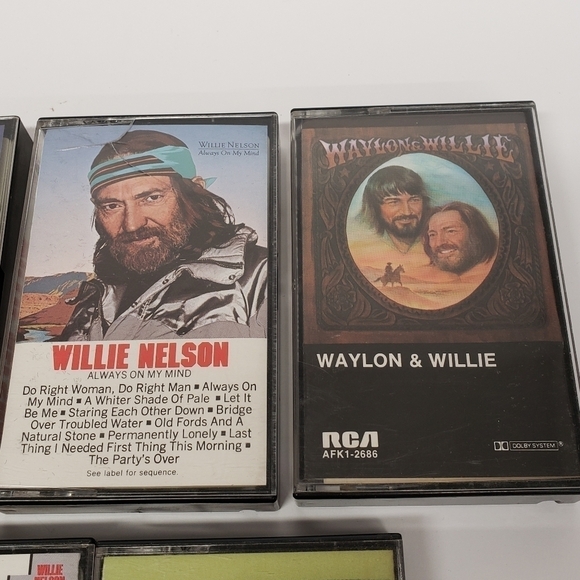Willie Nelson Cassette Lot of 7 Vintage Music Tapes - Picture 5 of 11